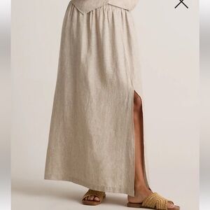 Quince 100% European Linen Maxi Skirt flax-s